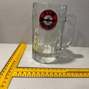 VINTAGE LARGE A&W ROOT BEER BULLSEYE MUG STEIN GLASS ROOT BEER